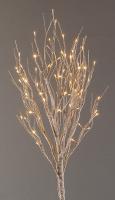 Ветка блестящая с LED подсветкой 78 ламп 90см 18804