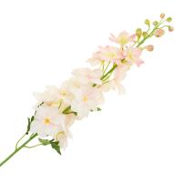 Цветок бело-розовый, искусственный Дельфиниум 94см