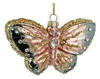 Игрушка на ёлку Бабочка 10см 70001
