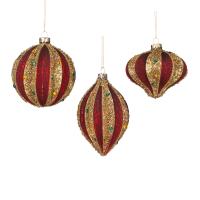 Новогодний Шар на ёлку 10см 