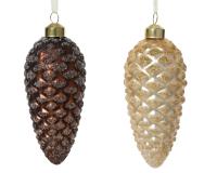 Игрушка на ёлку Шишка 12см 071317