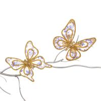 Игрушка на ёлку Бабочка на клипе 17см TR20448