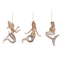 Игрушка на ёлку Русалочка 13см