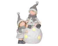 Фигурка с подсветкой Дети 40см