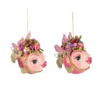 Игрушка на ёлку Рыбка 10см B87256