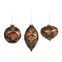 Шар на ёлку Арт Дэко 10см P29008