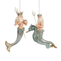 Игрушка на ёлку Нептун 16см MO96346