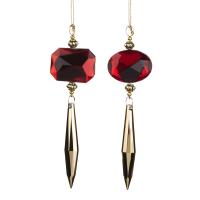 MO94199 Украшение на ёлку Подвеска с камнем 14см