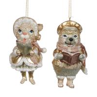 Игрушка на ёлку Мышь / Хомячок 9см