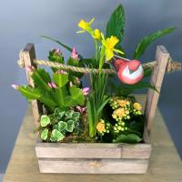 Цветущий садик в ящике