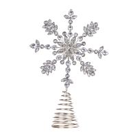 Наконечник на ёлку Снежинка 27см IF10213