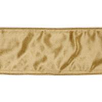 Бархатная лента золотая 10см