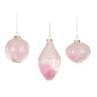 Шпр на ёлку Розовые перья 8см P28420