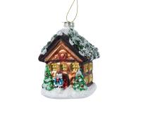 Игрушка на ёлку Избушка 13см