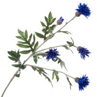 Цветок искусственный Василек 61см