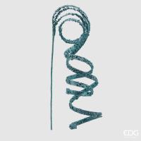 686048.840 Декоративная спираль на вставке 120см голубой