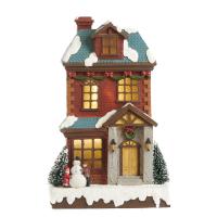 Музыкальный домик с подсветкой 34см