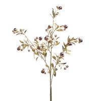 Золотая ветка с медными шариками 73см SP20771