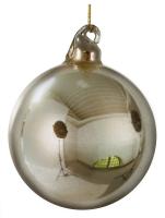 Шар на ёлку Античное серебро 8см 66508