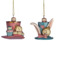 Игрушка на ёлку Шляпа кролика 6см MC38273