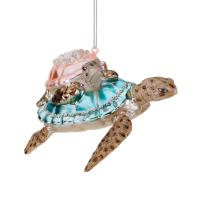 Игрушка на ёлку Черепаха 12см TR19084