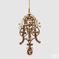 685889.500 Подвеска Дамаск 13см розовая