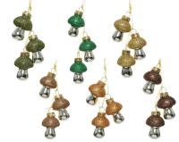 Игрушка на ёлку Связка грибов из 3шт 125046