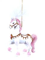 Игрушка на ёлку Цирковая лошадка 9см 13174