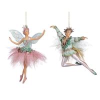 Игрушка на ёлку Сказочная пара 16см