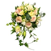 Розы, эустомы, альстромерии