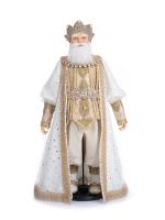 Кукла Дед Мороз в белом 89см