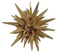 Украшение на ёлку 3D звезда 13см 66613