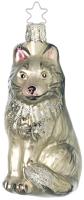 Игрушка на ёлку Серый волк 10см 10086S006