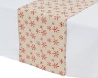 Дорожка на стол Снежинки 32*150см 668826-2