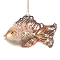Игрушка на ёлку Жемчужная рыбка 11,5см