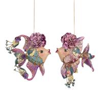 Игрушка на ёлку Рыбка-Ангел 16см B88005