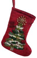 58922 Рождественский носок 20см