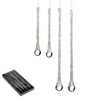 P30710 Набор сосулек 4шт серебро