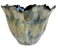 Керамическая ваза с мраморным узором 26см 62252