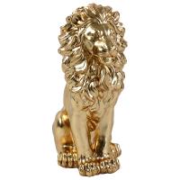 Скульптура Лев золотой 62см