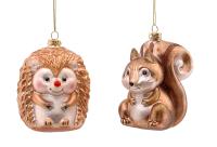 Игрушка на ёлку Ёжик/ Белочка 13343