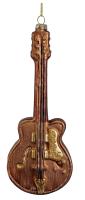 Игрушка на ёлку Гитара 18см стекло 65815