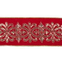 L34227 Лента декоративная "Флёр де Лиз" 10см 5м