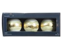 Набор шаров на ёлку 8см 3шт 070491