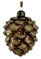 Игрушка на ёлку Шишка 10см 66557