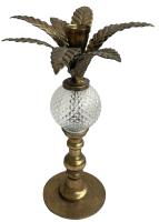 61423 Подсвечник Античные листья 27см