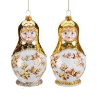 Игрушка на ёлку Матрёшка 14см TR19204