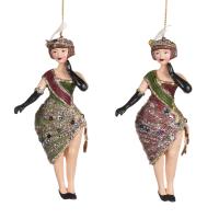 Игрушка на ёлку Леди Арт Деко 14см B88260