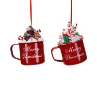 Игрушка на ёлку Кружка какао 10см KL60503