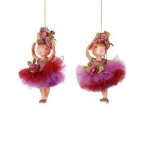 Игрушка на ёлку Мышка -фея 13см B87252